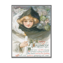 Beauty And The Goblins Vintage Postcard