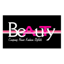 Beauty artist image consultant makeup business card templates