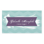 Beauty Blogger Purple Contact Business Cards business cards