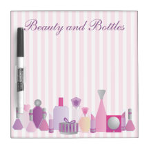 Beauty Bottles Dry Erase Whiteboards