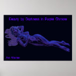 beauty by darkness Purple Chrome, Beauty by Dar... Print