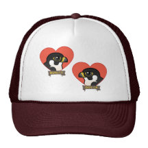Beauty & Dot.Ca Hearts Mesh Hats