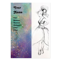 BEAUTY FASHION  white pearl Business Cards