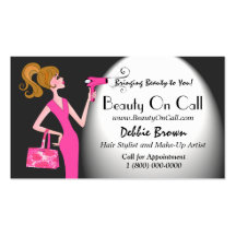 Beauty for Celebrities! Business Cards