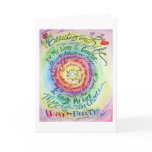 Beauty in Life Rounded Rainbow Card