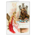 Beauty In Pink And The Beast Card
