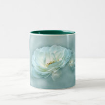 beauty in the mist blue coffee mugs