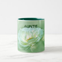 BEAUTY IN THE MIST - GREEN -AUNTIE COFFEE MUGS