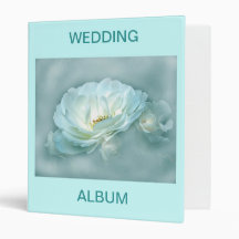 Beauty in the Mist Wedding Album 3 Ring Binder