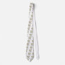 Beauty is Overrated Cute Dog Custom Tie