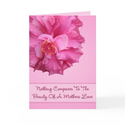 Beauty Of A Mothers Love Card by mariannegilliand