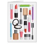 Beauty Products Greeting Card