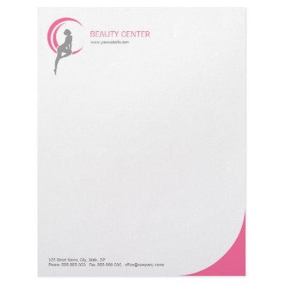 Beauty Salon / Cosmetologist letterhead by BluePlanet