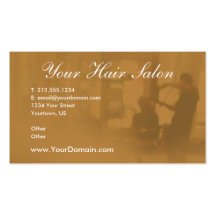 Beauty Salon Customizable Business Cards