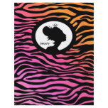 Beauty Salon Flyer Hair Zebra Pink Orange Crown