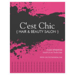 Beauty Salon Flyer letterhead