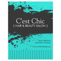 Beauty Salon Flyer Custom Letterhead