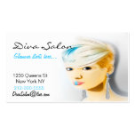 Beauty Salon Hair Stylist Business Card