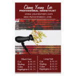 Beauty Salon Hairstylist  Hair Stylist Price List flyers
