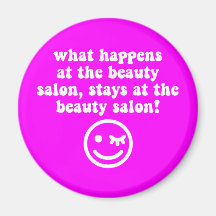Beauty salon magnets