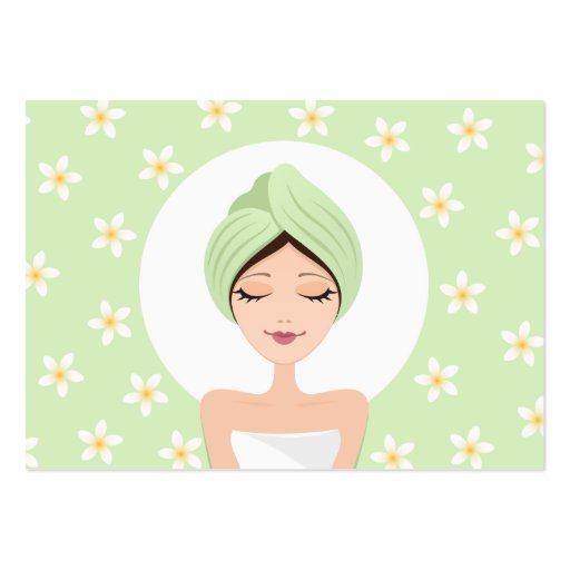 Beauty salon or spa business card