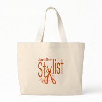 Beauty Salon Professional  Stylist Design Canvas Bag
