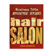 Beauty Salons & Spa Hairstylist Urban Modern Postcard