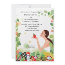 Beauty School Graduation Announcement/Invitation