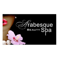 Beauty Spa Arabesque Hair Stylist business cards