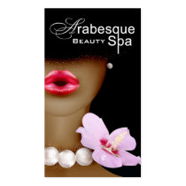 Beauty Spa Arabesque Makeup Artist business cards