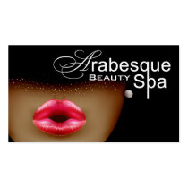 Beauty Spa Arabesque Makeup Artist business cards