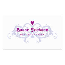 Beauty Therapy Business Card