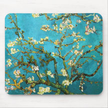 Beaux-arts se développants de l'arbre d'amande de  tapis de souris
