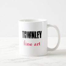 beaux-arts, TOWNLEY Tasse À Café