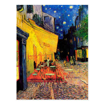 Beaux-arts vintages de la terrasse de café de Van  Cartes Postales