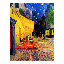 Beaux-arts vintages de la terrasse de café de Van  Cartes Postales