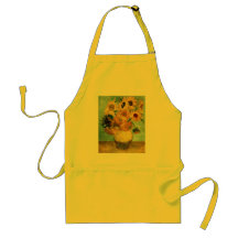 Beaux-arts vintages des tournesols de Van Gogh (F4 Tablier