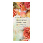 Beaux roses secs, faire-part de mariage romantique invitations