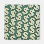 Beaux symboles dollar d'or magnets pour réfrigérateur