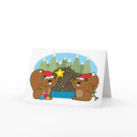 Beaver Christmas cards
