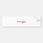 Beaver Dam Wisconsin Classic Design Bumper Sticker