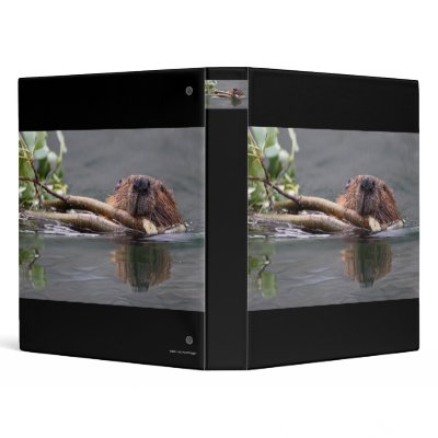 beaver reflection vinyl binder by WorldDesign