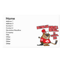 beavers kind of big deal in canada business card templates