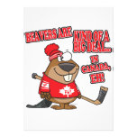 beavers kind of big deal in canada custom invitations