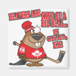 beavers kind of big deal in canada magnets