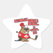 beavers kind of big deal in canada sticker