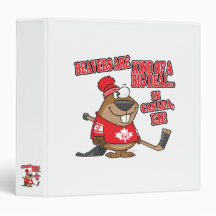 beavers kind of big deal in canada vinyl binder