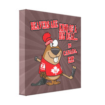 beavers le genre d'affaire au Canada Impression Sur Toile