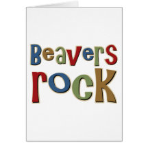 Beavers Rock Cards