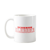 Beaverton, Alabama City Design Coffee Mug